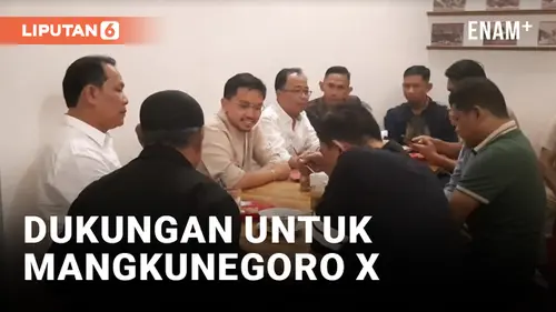 VIDEO: 6 Parpol Dukung Mangkunegoro X Maju Pilkada Solo