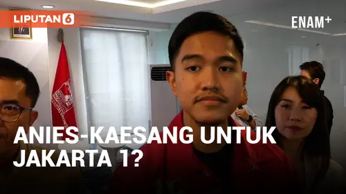 VIDEO: Kaesang Siap Jadi Wakil Gubernur Anies Baswedan