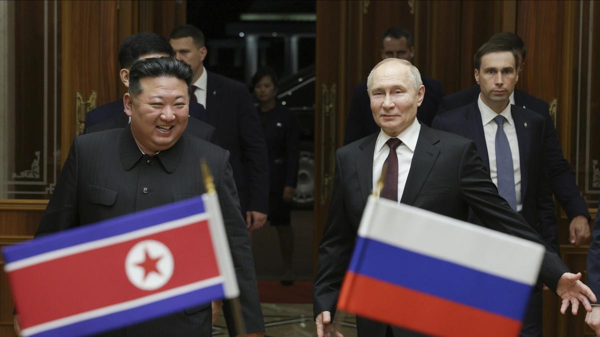 Putin dan Kim Jong Un Saling Bertukar Pesan pada Hari Pembebasan Korea, Apa Isinya?