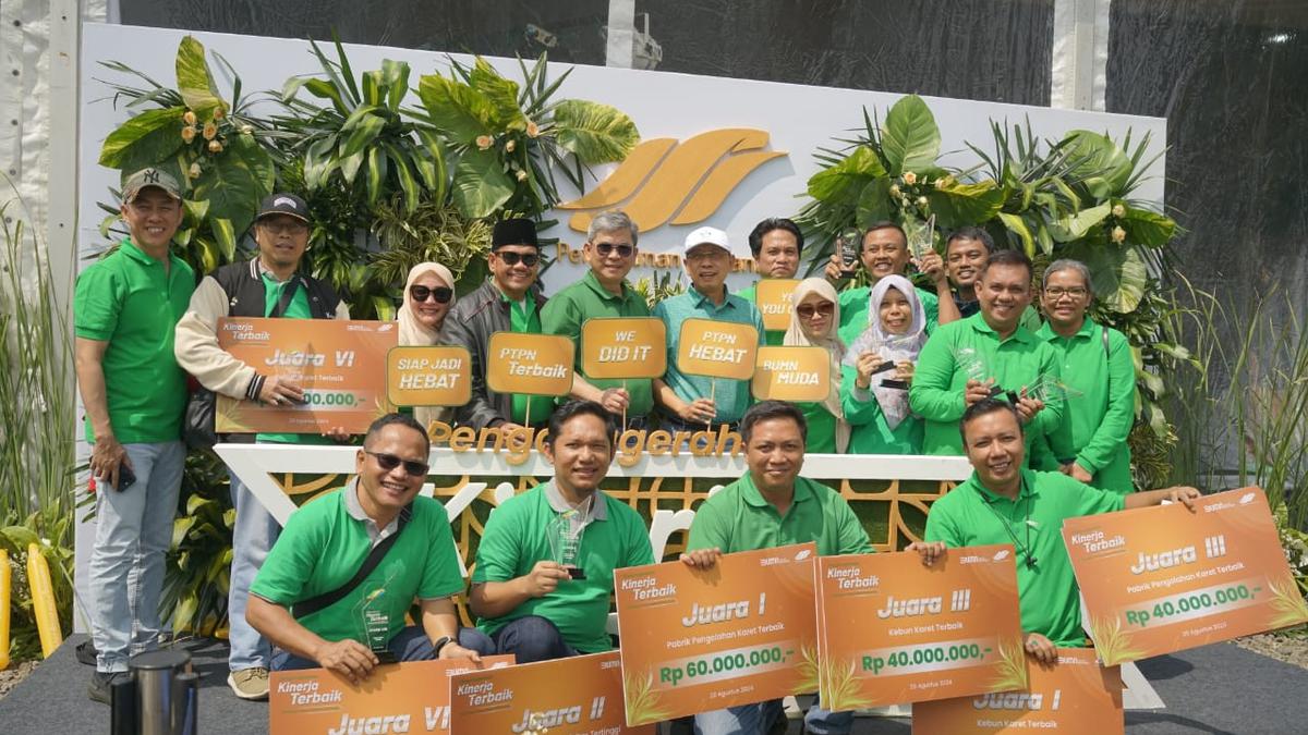 PTPN Regional 7 Lampung Sabet 9 Penghargan di Ajang PTPN Award 2024