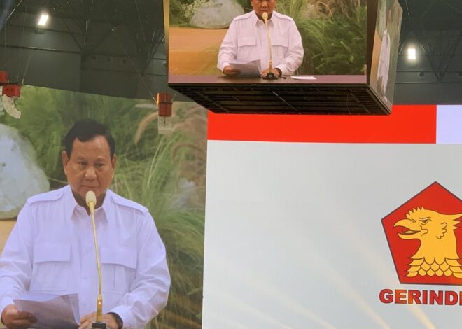 Saat Prabowo Kembali Ungkit Omon-Omon dan Angka 11 Persen di Pidato Rapimnas Gerindra