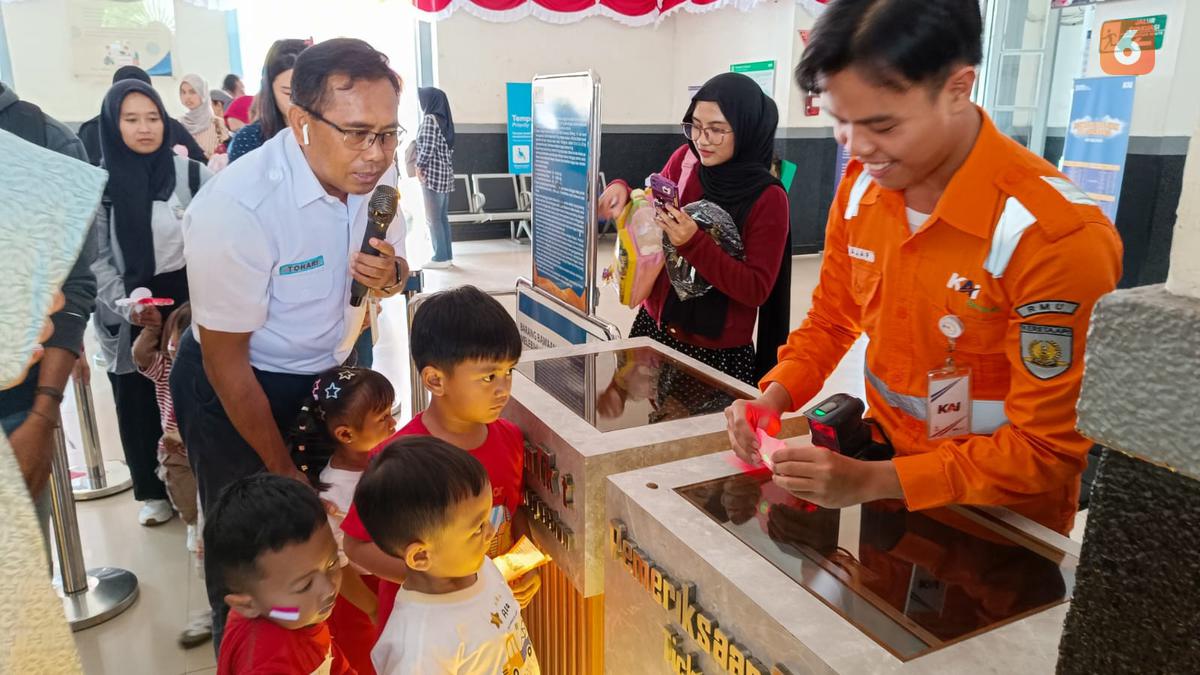 Keceriaan Anak-Anak Usia Dini di Sukabumi Ikuti ‘Edutrain’ Bersama KAI Daop 1 Jakarta