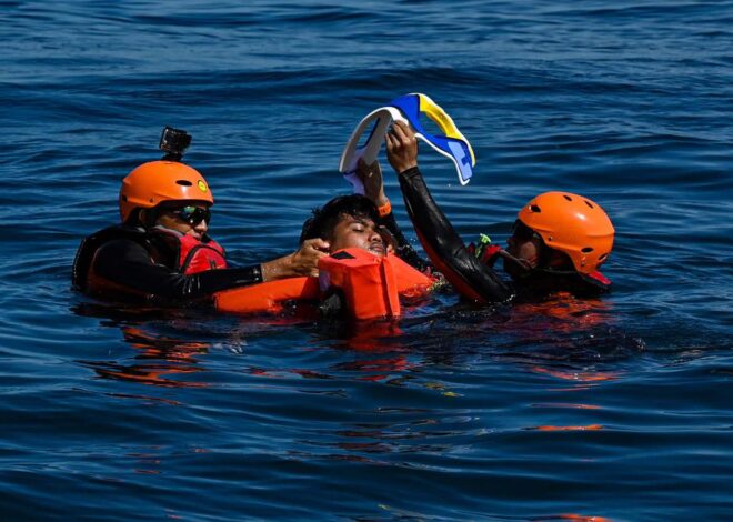 Tingkatkan Kesiapsiagaan Penanganan Manusia Perahu, Basarnas Gelar Latihan di Lepas Pantai Banda Aceh