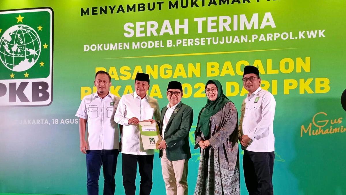 PKB Resmi Usung Maesyal-Intan di Pilkada Kabupetan Tangerang