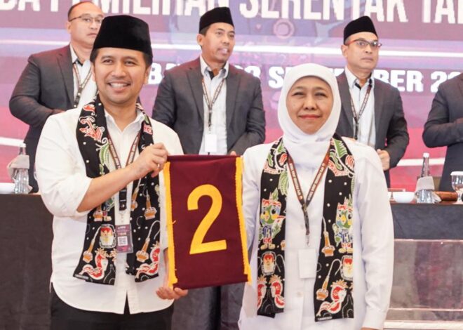 Pilkada Jatim, Survei Indikator: Khofifah-Emil 61,2%, Risma-Gus Hans 26%, Luluk-Lukman 2,2%