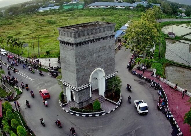 Menanti Mentari Sore di Center Point Bone Bolango yang Estetik