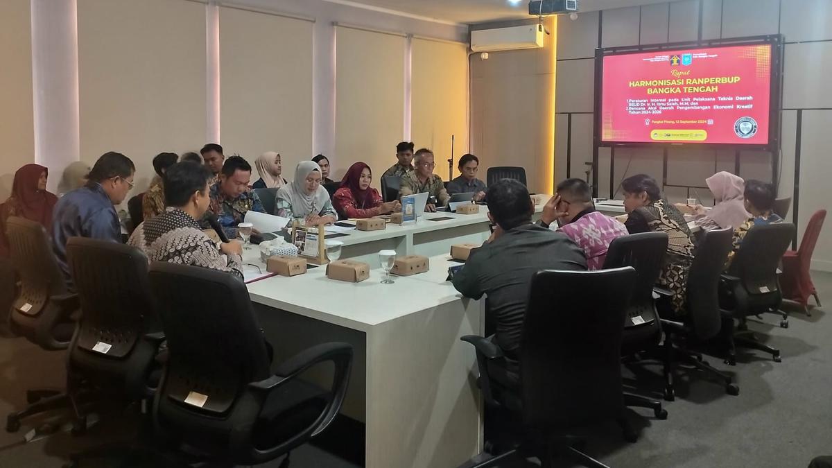 Cegah Tumpang Tindih Peraturan, 135 Rancangan Produk Hukum di Babel Diharmonisasi