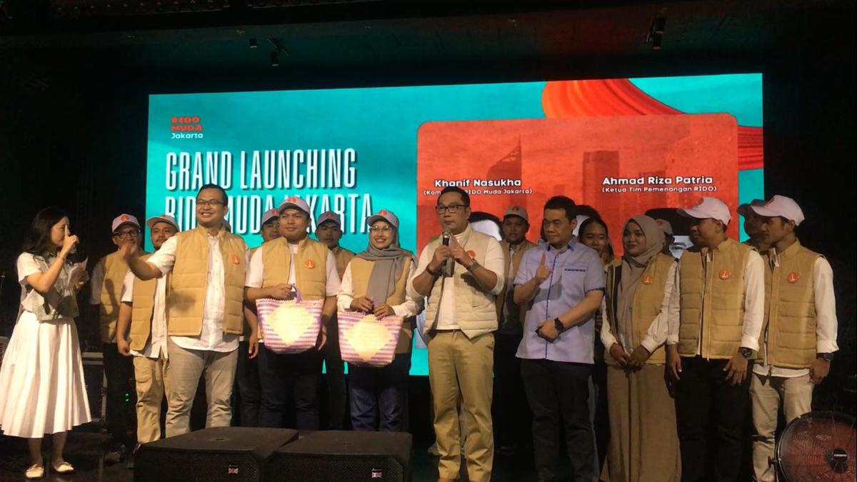 Ridwan Kamil Kukuhkan Duta Muda, Bakal Jangkau Warga Jakarta Door to Door
