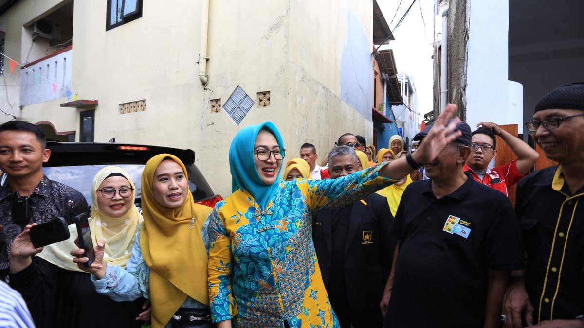 Pertama Kampanye, Airin Bicara Jaminan Kesehatan Gratis