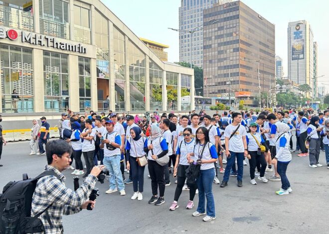 Hari Hak untuk Tahun Sedunia, Komisi Informasi Pusat Gelar Fun Walk di CFD Sudirman-Thamrin