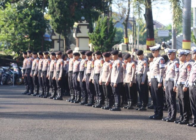 Polres Garut Terjunkan Belasan ‘Bodyguard’ Amankan Calon selama Kampanye Pilkada Garut 2024