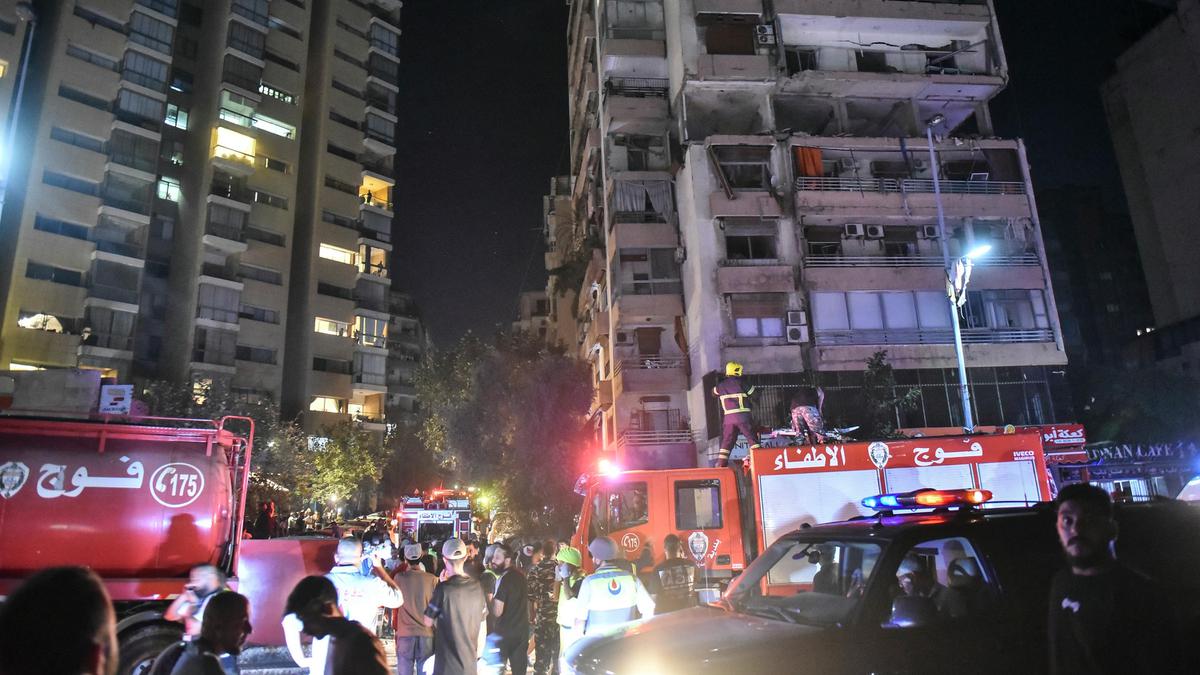 Serangan Udara Israel Hantam Apartemen di Beirut, Dua Orang Tewas