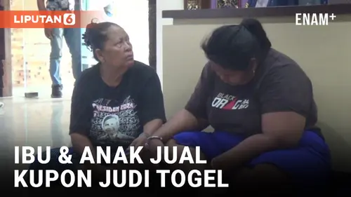 VIDEO: Kompak Jual Kupon Judi Togel, Ibu dan Anak di Semarang Ditangkap
