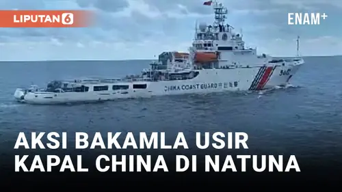 VIDEO: Panas! Kapal China Kembali Masuki Laut Utara Natuna