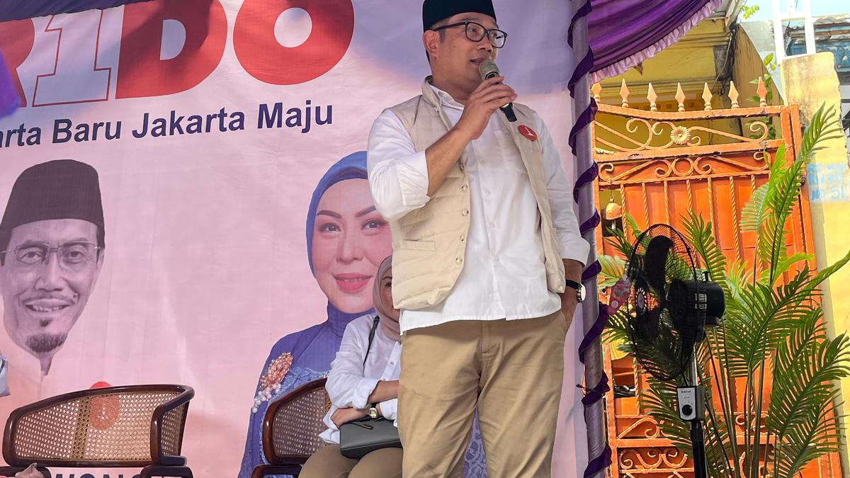 Kampanye di Kapuk, Ridwan Kamil Janji Sekolah Swasta Gratis hingga Naikkan Insentif PKK-Dasawisma