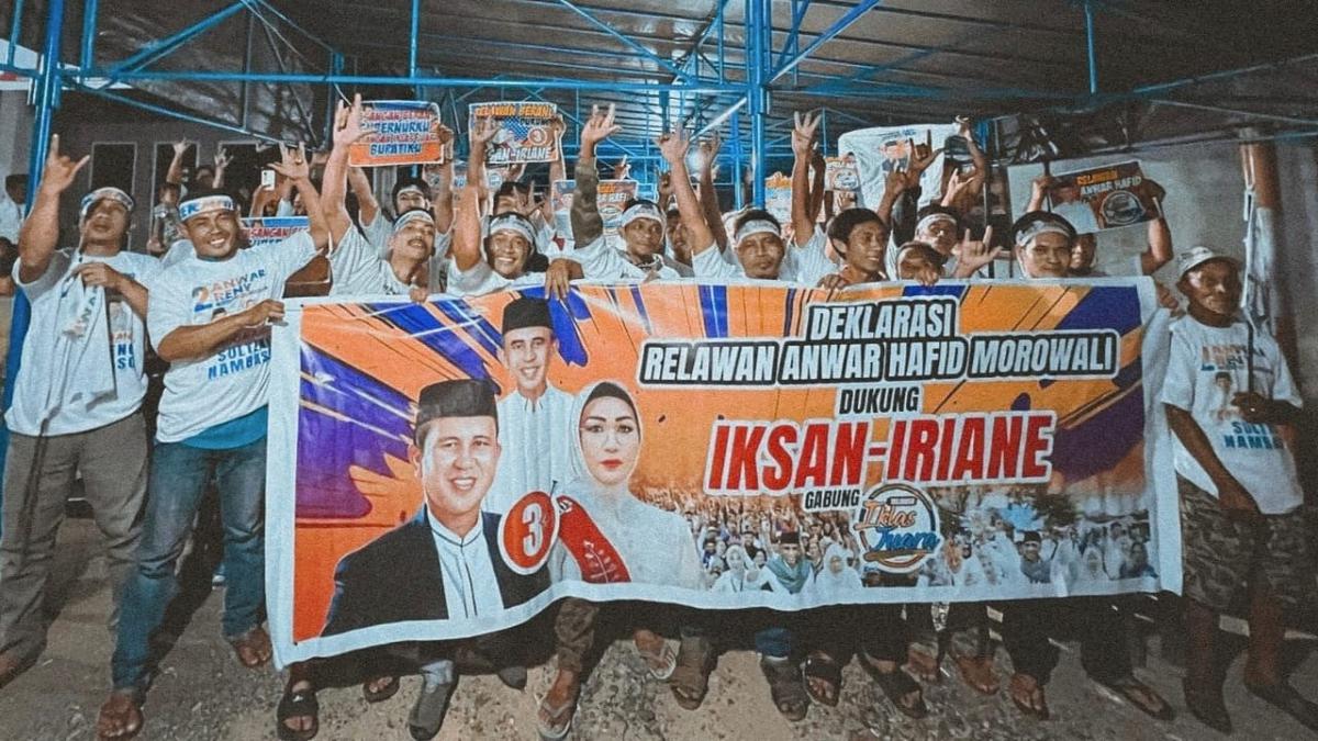 Morowali Siap Berjaya, Loyalis Anwar Hafid Dukung Iksan-Iriane di Pilbup 2024