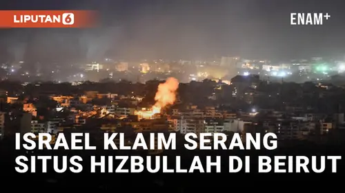 VIDEO: Video Militer Israel Klaim Menunjukkan Serangan Terhadap Situs Hizbullah di Beirut