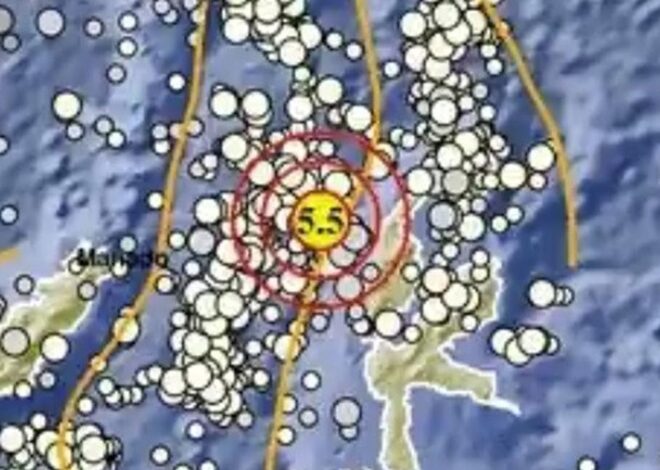 Gempa Magnitudo 5,5 Guncang Pulau Doi Maluku Utara