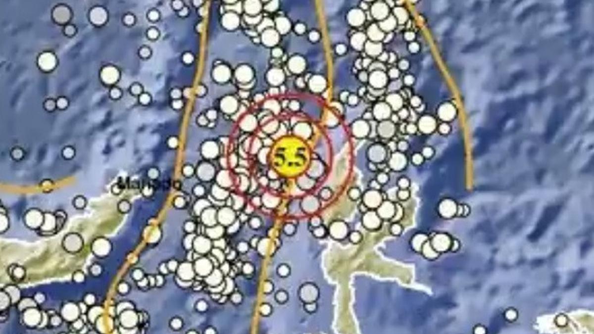 Gempa Magnitudo 5,5 Guncang Pulau Doi Maluku Utara