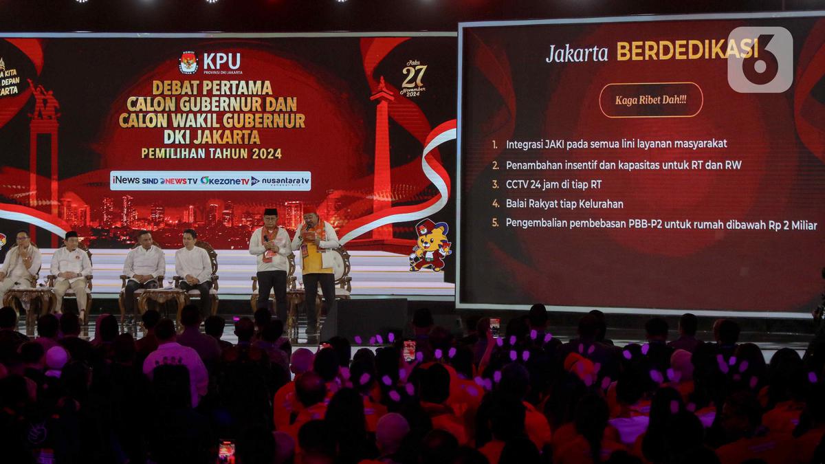 Ada Anak Kecil Ikut Nonton Debat Pilkada Jakarta, KPU: Bukan Pendukung Paslon