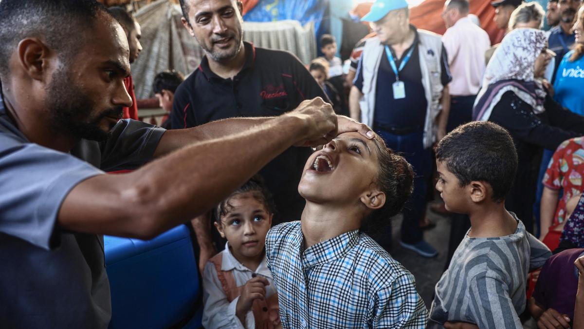 Vaksinasi Polio Dimulai Kembali di Gaza Utara, tapi Tidak Akan Capai Target