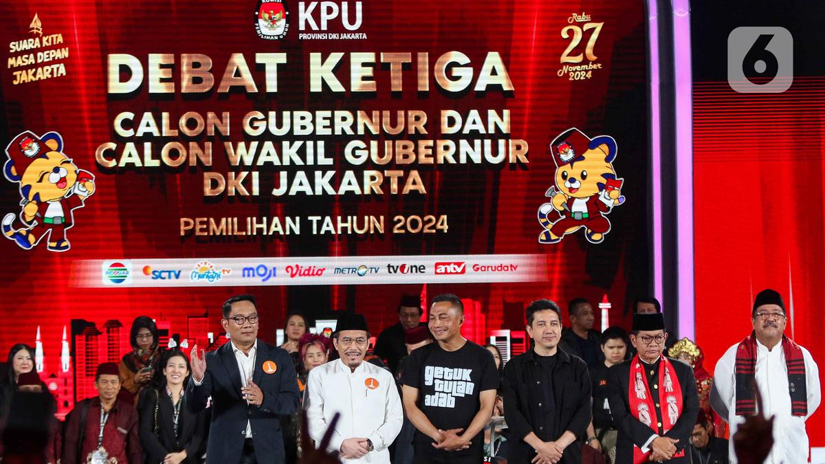 Momen Akhir Debat Pamungkas Pilkada Jakarta 2024