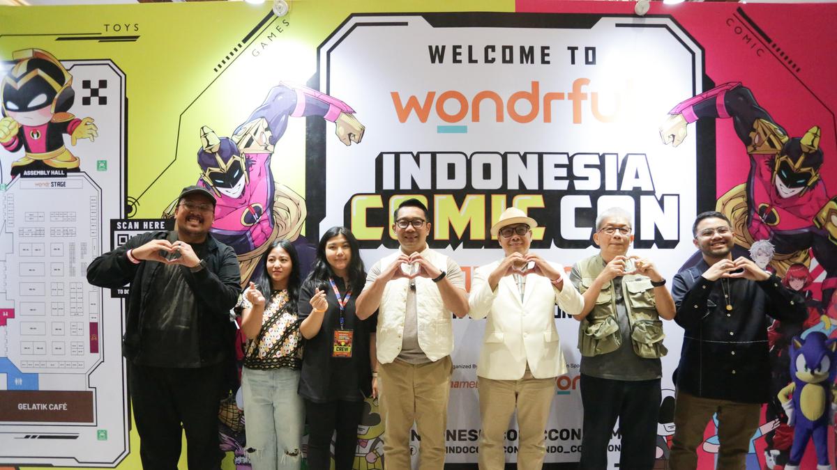 Kunjungi Indonesia Comic Con, Ridwan Kamil Optimis Festival Ekonomi Kreatif di Jakarta Bisa Diperbanyak