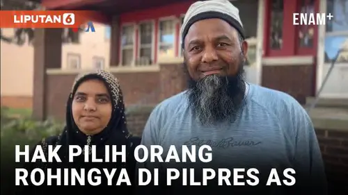 VIDEO: Warga AS eks-Pengungsi Rohingya Ikut Memilih dalam Pilpres AS