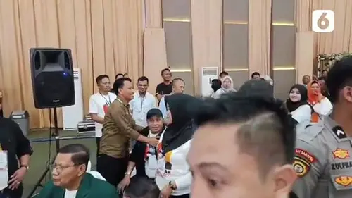 VIDEO: Saling Ejek, Dua Pendukung Paslon Nyaris Baku Hantam saat Debat Pilkada Bone Bolango