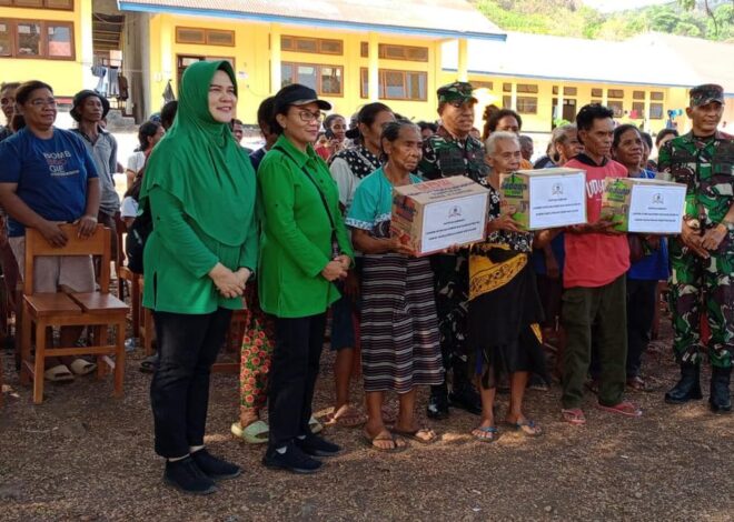 Misi Kemanusiaan Prajurit Praja Raksasa untuk Korban Terdampak Erupsi Gunung Lewotobi