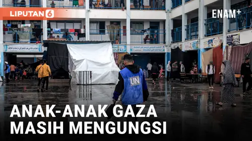 VIDEO: Anak-Anak Masih Mengungsi dari Sekolah-Sekolah di Gaza Sementara Perang Masih Berlangsung