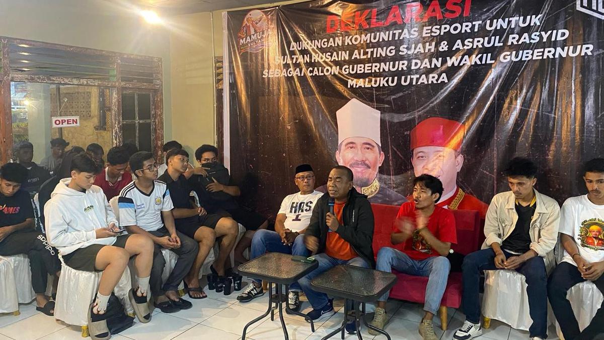 Pilgub Malut, Komunitas Esport Deklarasikan Dukungan ke Husain Alting Sjah-Asrul Rasyid Ichsan