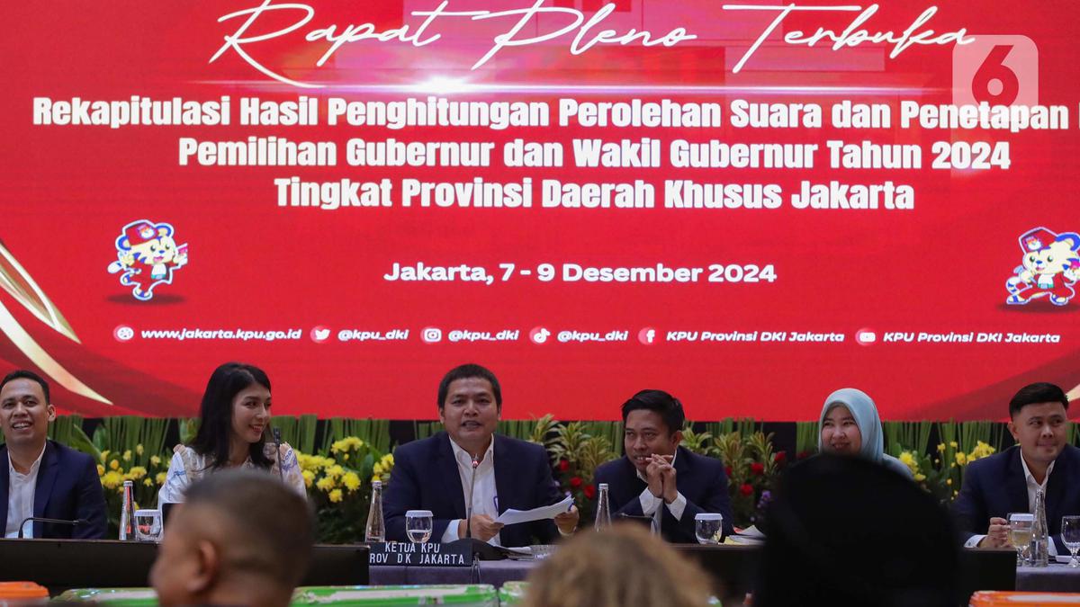 KPU DKI Jakarta Tetapkan Pramono Anung-Rano Karno Unggul di Pilkada Jakarta 2024