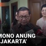 VIDEO: Ditemani Istrinya, Pramono Anung Berangkat ke Lokasi Penetapan